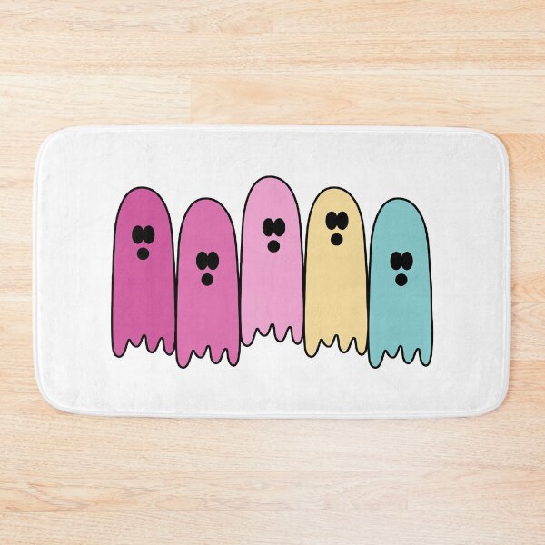 Item preview, Vibrant Ghosts - Cute Pastel Halloween Spirits in Pink Yellow Blue designed and sold by EpicCreation.