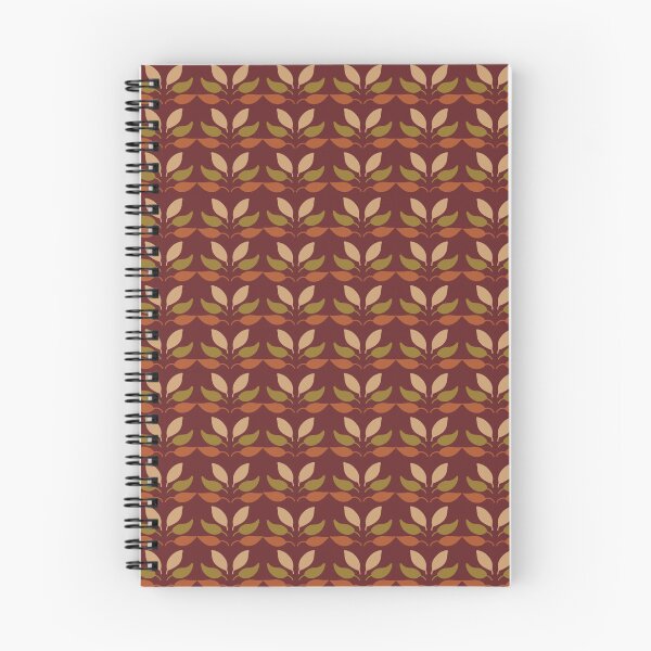 Item preview, Stacked Autumn Leaves on Cranberry Background Fall Foliage Pattern designed and sold by Christina Anderson.
