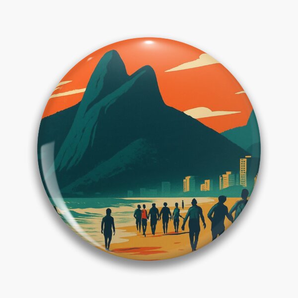 Item preview, Ipanema Beach – Vibrant Rio de Janeiro Poster designed and sold by LalaMyArt.