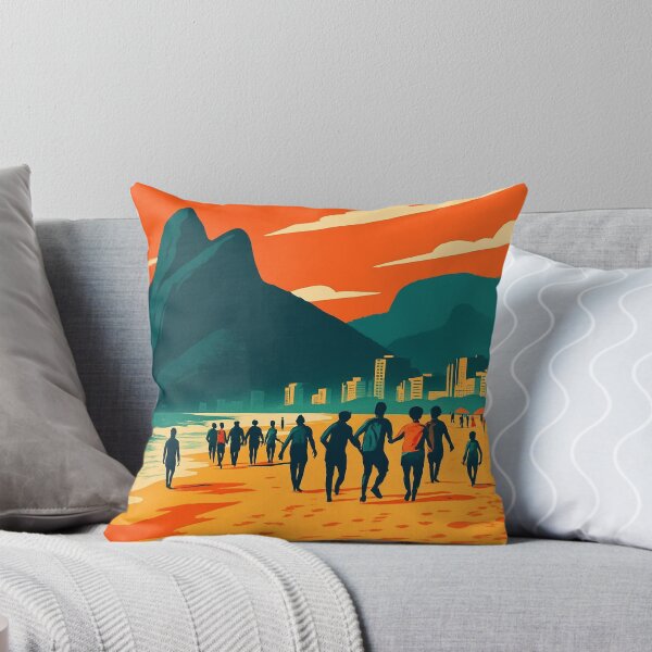 Item preview, Ipanema Beach – Vibrant Rio de Janeiro Poster designed and sold by LalaMyArt.
