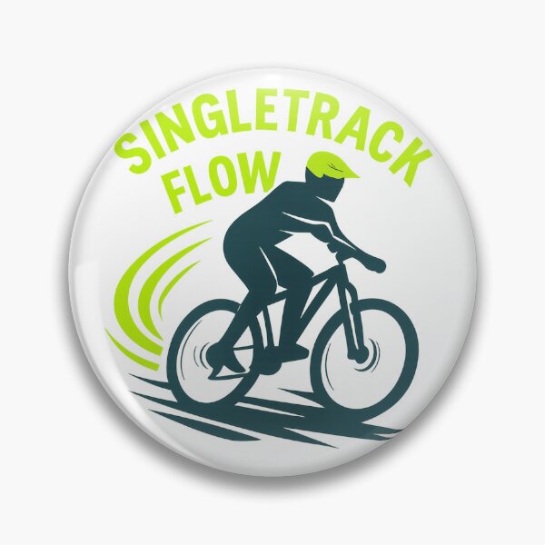 Item preview, Singletrack Flow Dynamic MTB Artwork designed and sold by Qbi Cycle & Co. – Cycling Apparel & Accessories.