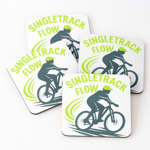 Item preview, Singletrack Flow Dynamic MTB Artwork designed and sold by Qbi Cycle & Co. – Cycling Apparel & Accessories.