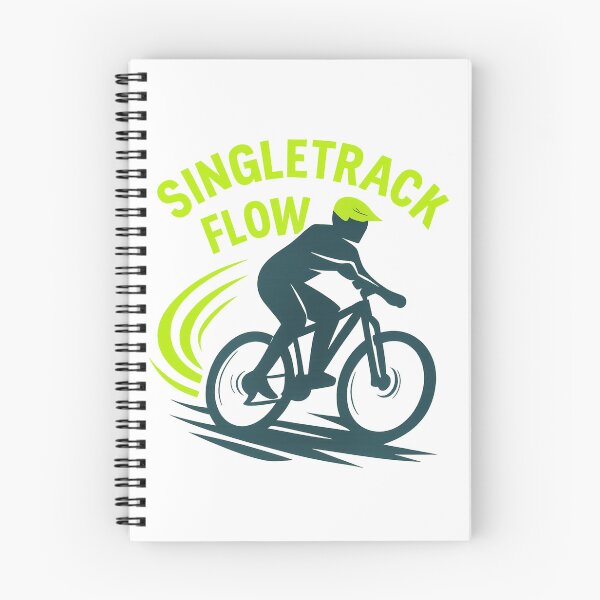 Item preview, Singletrack Flow Dynamic MTB Artwork designed and sold by Qbi Cycle & Co. – Cycling Apparel & Accessories.