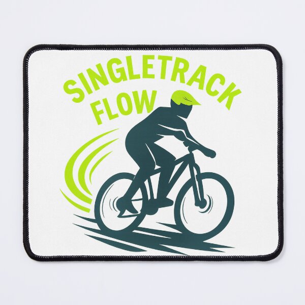 Item preview, Singletrack Flow Dynamic MTB Artwork designed and sold by Qbi Cycle & Co. – Cycling Apparel & Accessories.