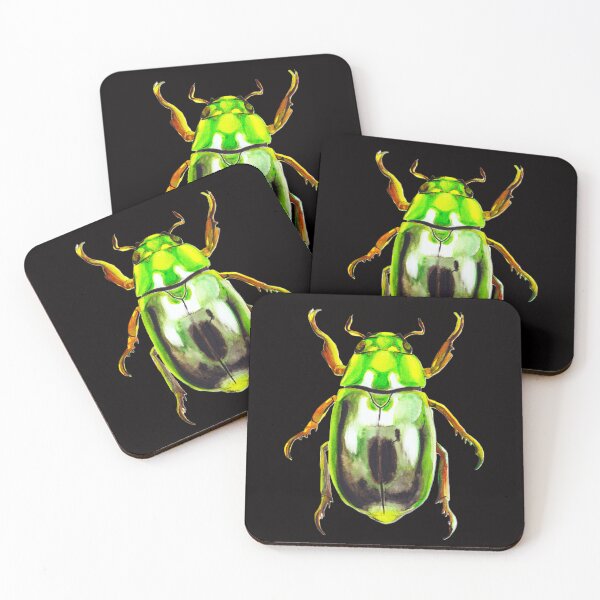 Item preview, Green beetle designed and sold by Pennypaints.