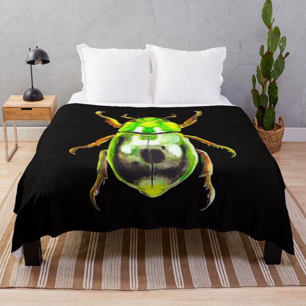 Item preview, Green beetle designed and sold by Pennypaints.