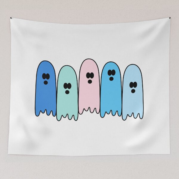 Item preview, Pink and Blue Ghosts - Cute Halloween Ghosts Crew designed and sold by EpicCreation.