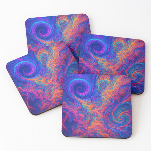 Item preview, Psychedelic Cosmic Swirl – Trippy Fractal Energy Art designed and sold by TTM Inspirational.