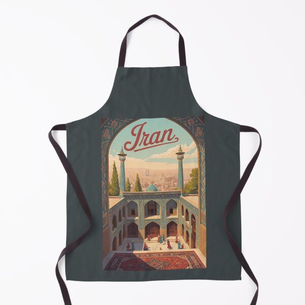 Item preview, Iran Illustration Travel Art Vintage designed and sold by KrisSidDesigns.