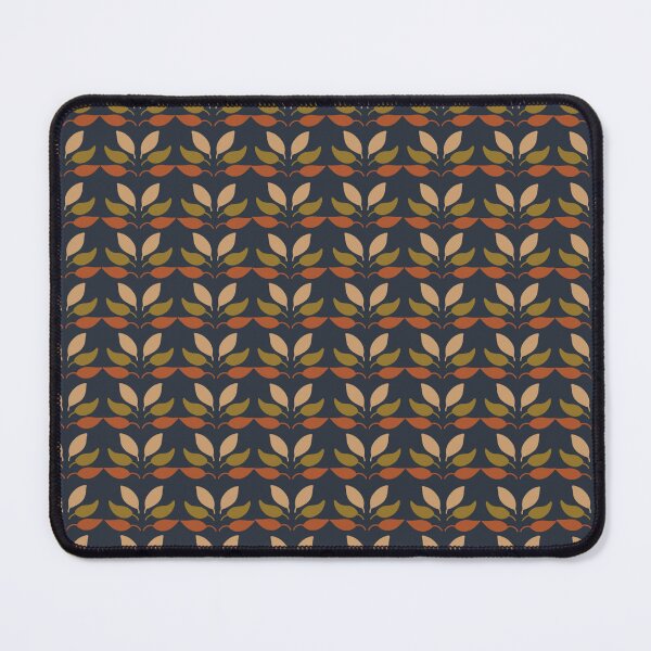 Item preview, Stacked Autumn Leaves on Navy Blue Background Fall Foliage Pattern designed and sold by Christina Anderson.