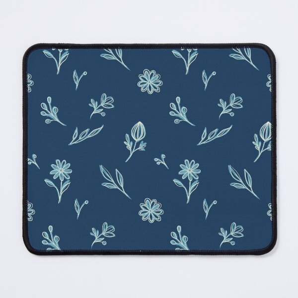 Item preview, Blue and white floral pattern (#2) designed and sold by Ilikeiwantilove.