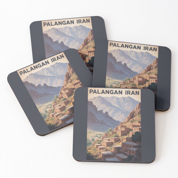 Item preview, Iran Palangan Illustration Travel Art Vintage designed and sold by KrisSidDesigns.