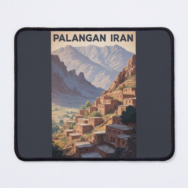 Item preview, Iran Palangan Illustration Travel Art Vintage designed and sold by KrisSidDesigns.