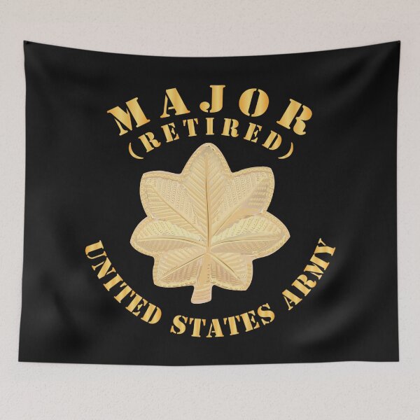 Item preview, Army - Major - MAJ - Retired X 300 designed and sold by Military Insignia Products.