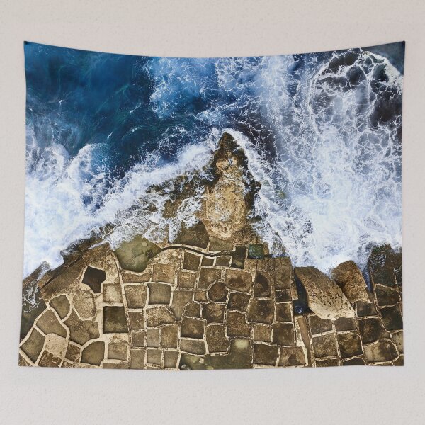 Item preview, An abstract of the ocean and the rocks  designed and sold by The-Drone-Man.