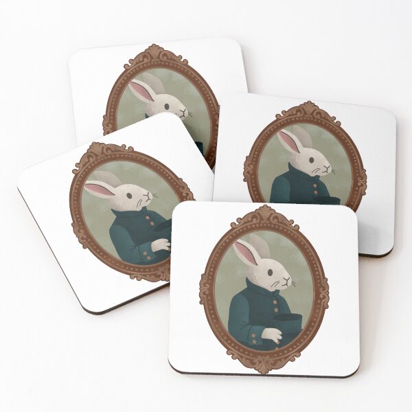 Item preview, Dark Academia Bunny in Antique Frame designed and sold by Brianna Alderfer.