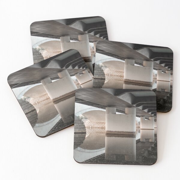 Item preview, Bridge Pillars with Reflection in the River designed and sold by Moronatorium.