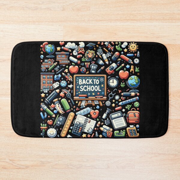 Item preview, Colorful Doodle Back to School Collage designed and sold by SholoStudio.