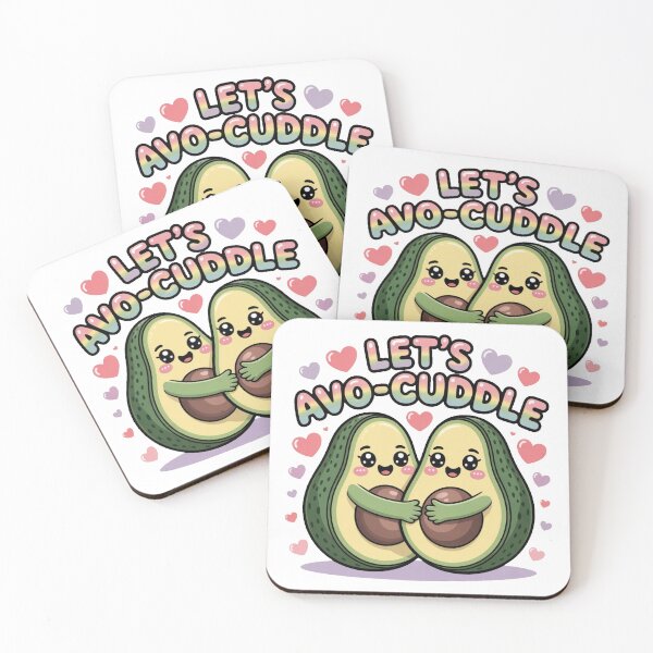 Item preview, Let's Avo-Cuddle Cute Kawaii Avocado T-Shirt designed and sold by AmabelleAtelier.