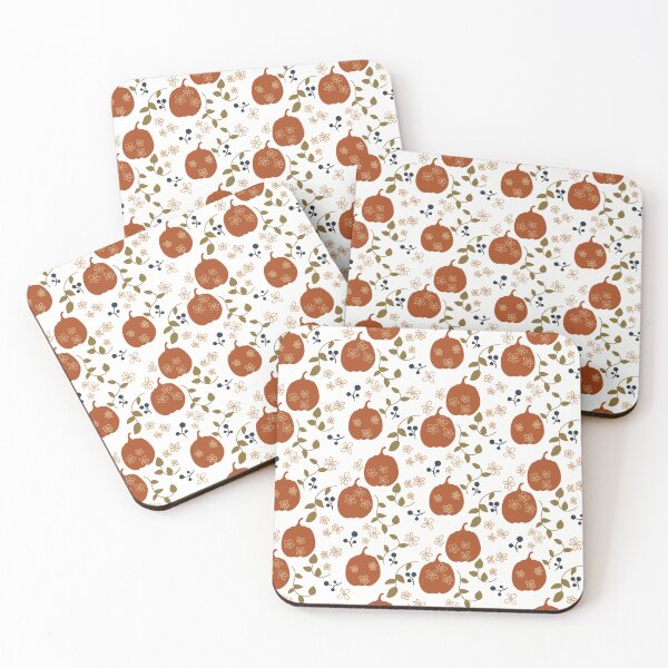Item preview, Fabric in Pumpkins with Autumn Leaves and Berries-Rustic Fall designed and sold by Christina Anderson.