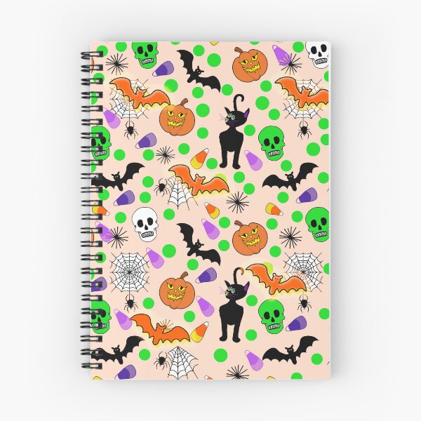 Item preview, Green Dots Halloween Seamless Repeat designed and sold by Sharon Schwalbe.