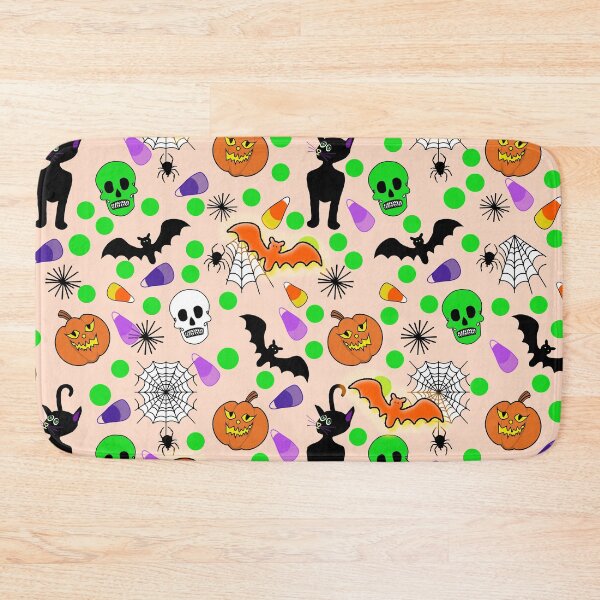 Item preview, Green Dots Halloween Seamless Repeat designed and sold by Sharon Schwalbe.