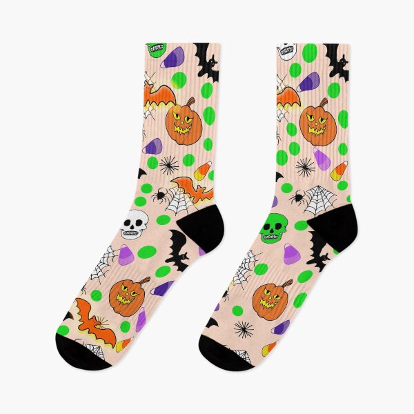 Item preview, Green Dots Halloween Seamless Repeat designed and sold by Sharon Schwalbe.