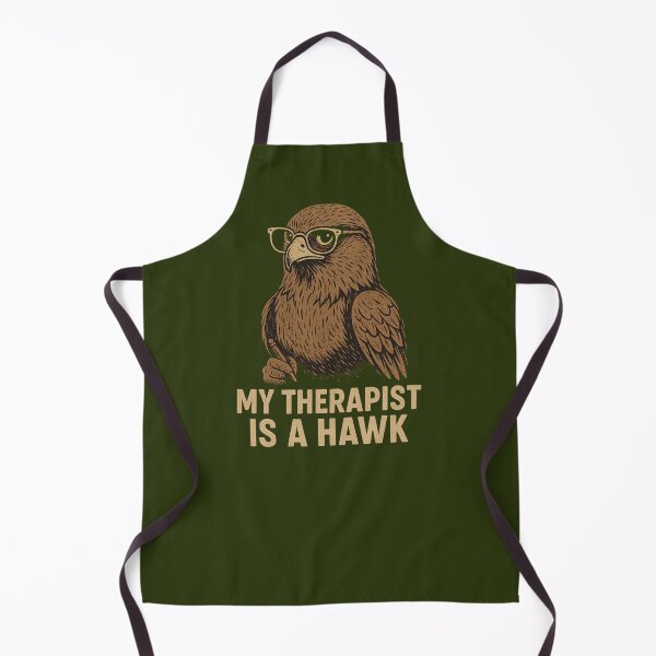 Item preview, Falconry Funny Design – My Therapist Is a Hawk designed and sold by Meandmyshop.