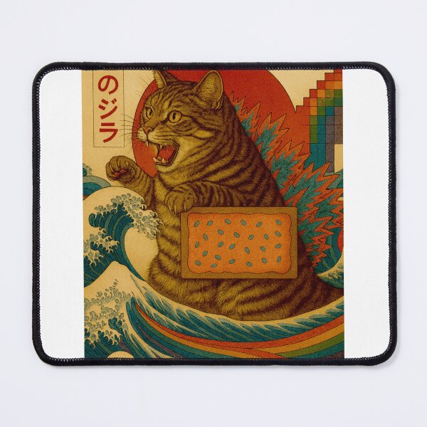 Item preview, Catzilla Nyan-Cat-zilla Japanese Art: Japanese Meme Art designed and sold by mkenz7.
