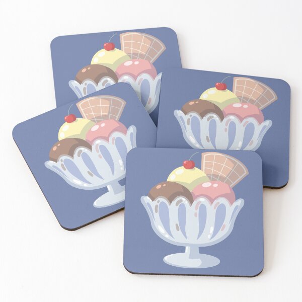 Item preview, Retro Ice Cream Sundae – Cute Pastel Dessert Illustration designed and sold by Eri Atelier.