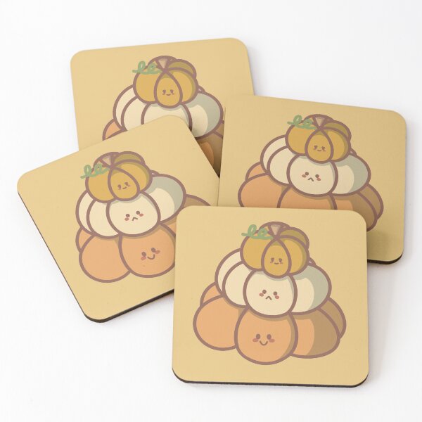 Item preview, Pumpkin Stack – Kawaii Cozy Autumn Illustration designed and sold by Eri Atelier.