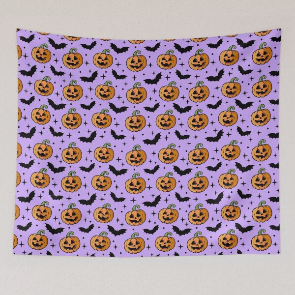 Item preview, Cute Pumpkin Seamless Pattern - Kawaii Pastel Goth designed and sold by GlitterArtySVG.