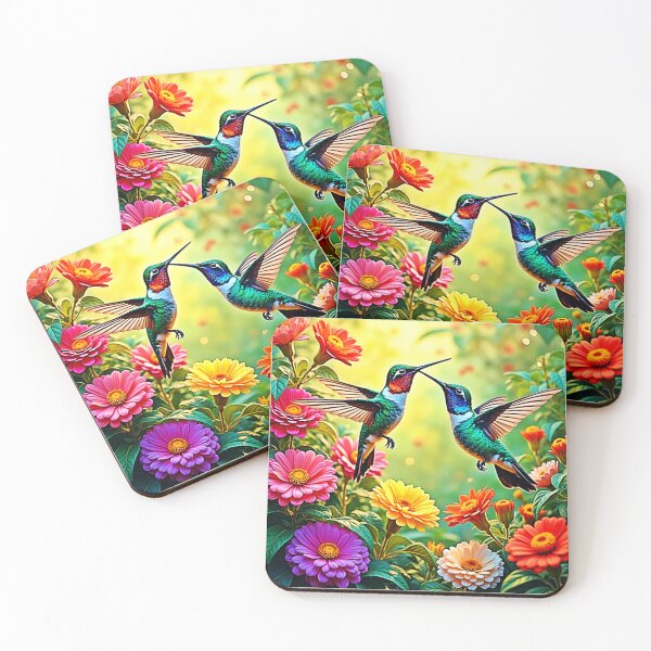 Item preview, Jewel-Toned Hummingbird Magic Design designed and sold by Health And Fitness Posts e-Store.