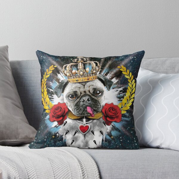 Item preview, Pug Pug King Queen Royal Crown Crown T-Shirt designed and sold by Margarita-Art.