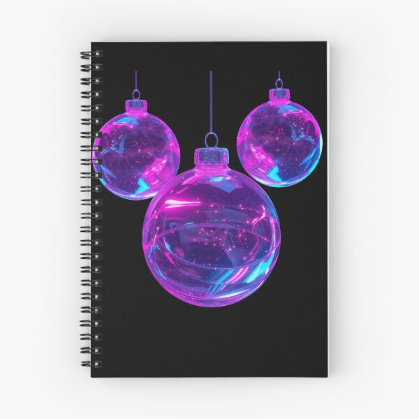 Artikelvorschau, Retro-Neon-Ornamente – Futuristische Weihnachtskugeln entworfen und verkauft von SEBRYS.