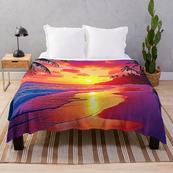 Item preview, Vibrant Sunset Beach Dream Design designed and sold by Health And Fitness Posts e-Store.