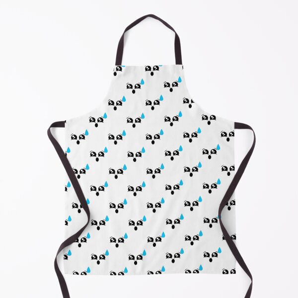 Item preview, Cute kawaii awkwardly surprised face pattern designed and sold by BlushyPrint.