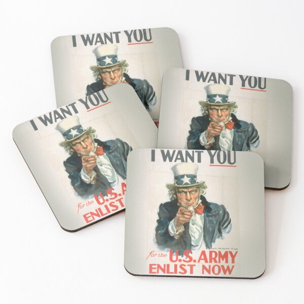 Item preview, Uncle Sam says I Want You for the U.S. Army designed and sold by Three stacked penguins.