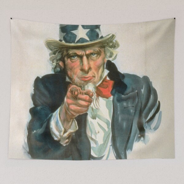 Item preview, Uncle Sam says I Want You for the U.S. Army designed and sold by Three stacked penguins.