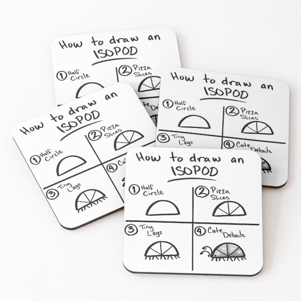 Item preview, How to draw an Isopod designed and sold by HoundsSnack.