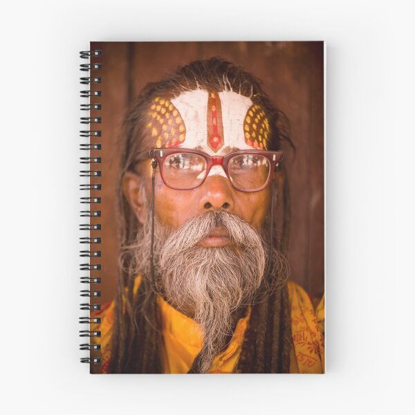 Item preview, Portrait Sadhu Yogi Hindu Durbar Square Kathmandu Nepal designed and sold by Kevin Miller Photography.