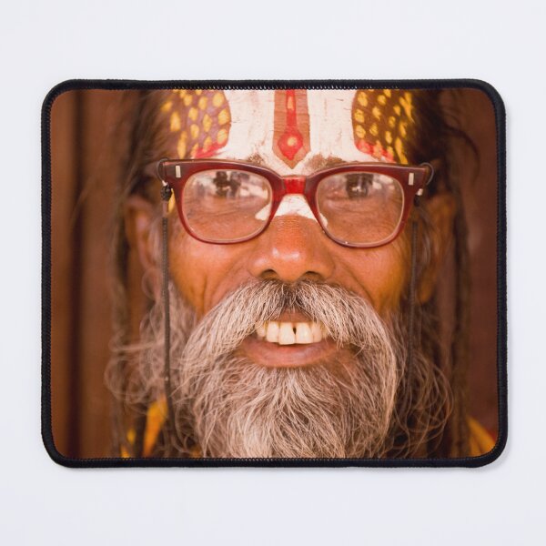 Item preview, Portrait Sadhu Yogi Hindu Durbar Square Kathmandu Nepal designed and sold by Kevin Miller Photography.