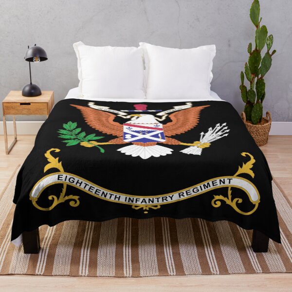 Item preview, Army - Regimental Colors - 18th Infantry Regiment - IN OMNIA PARATUS X 300 designed and sold by Military Insignia Products.