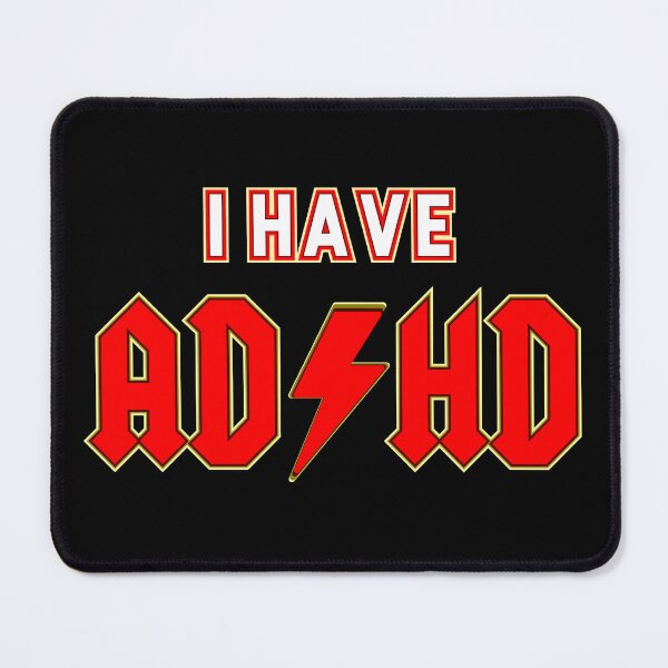 Item preview, I Have ADHD Honestly Just Chasing Random Thoughts Daily designed and sold by SkeletonsDanger.