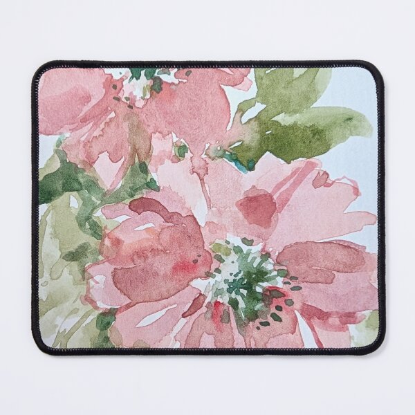 Item preview, Loose Pink Watercolor Flowers designed and sold by Kara Draws.