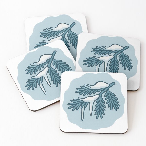 Item preview, Snowy Pine Branch with Icicles designed and sold by TinyDoodles.