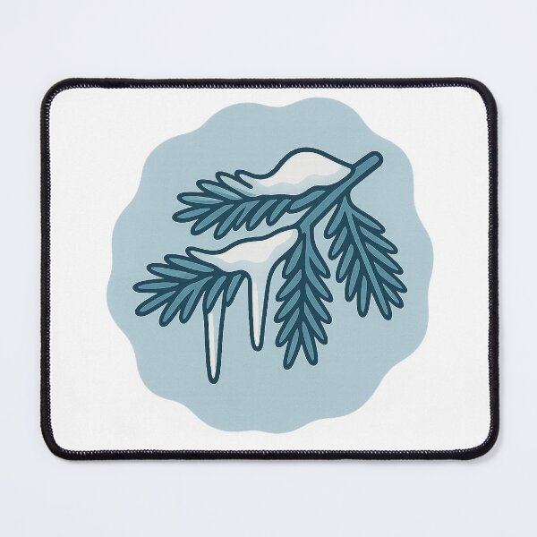 Item preview, Snowy Pine Branch with Icicles designed and sold by TinyDoodles.