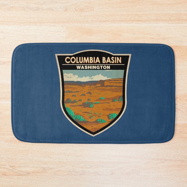 Item preview, Columbia Basin Desert Washington Travel Art Badge designed and sold by KrisSidDesigns.