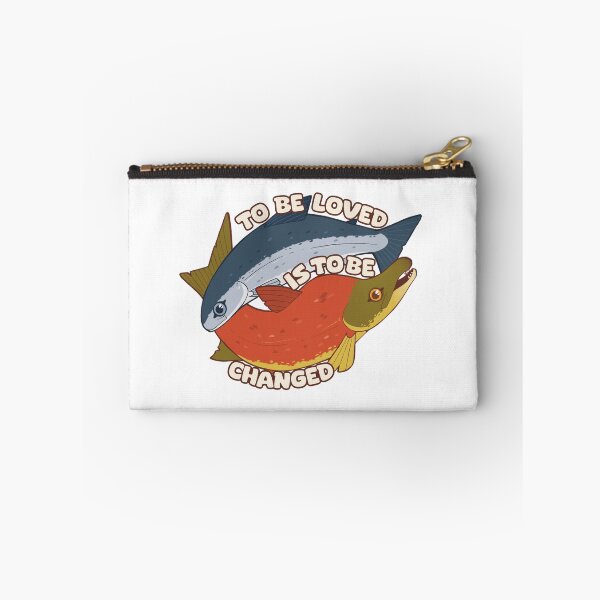 Item preview, To Be Loved Salmon designed and sold by fussyfossils.