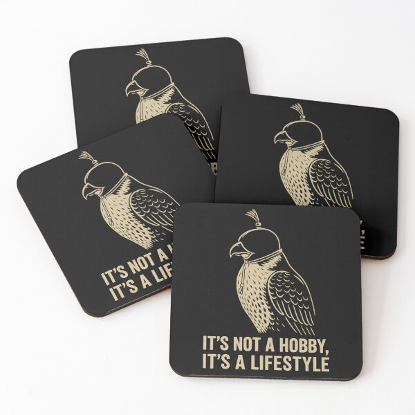 Item preview, Falconry hooded hawk Design It’s Not a Hobby, It’s a Lifestyle designed and sold by Meandmyshop.